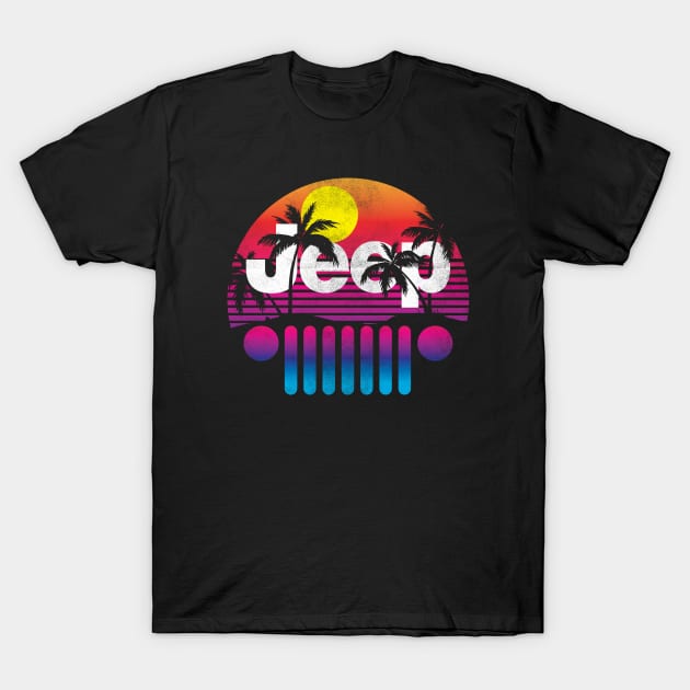 Jeep Beach T-Shirt by Aldebaran